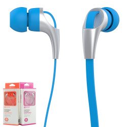 KIKO CX330 Powerful Stereo Earphone Headset with Mic (CX330 Blue)
